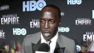 Michael Kenneth Williams aka Chalky White of HBOs Boardwalk Empire at premiere on 91510 [upl. by Annola]