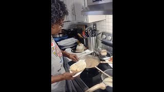 Good morning Today Sausage Gravy and Biscuits Grits and Eggs  cookingwithdee [upl. by Ynobe]