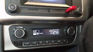 Climatronic Automatic Air Conditioner in Volkswagen Polo 2017  AllStar  Highline  GT [upl. by Earej]