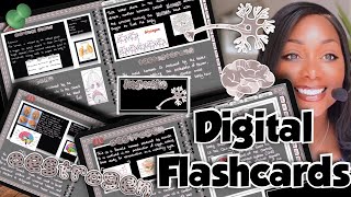 How to Create Digital FlashcardsNote taking Tips Flashcards Keynote and GoodNotes Day 3 [upl. by Conrad]