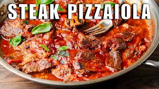 Steak Pizzaiola  Easy and Budget Friendly Dinner [upl. by Zanze164]