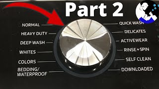 Selecting amp Understanding Washing Cycles  Washing Machine Settings Explained How to Do Laundry [upl. by Yeldud]