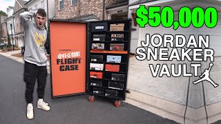 Unboxing A 50000 Jordan Sneaker Vault GRAILS [upl. by Anibas]