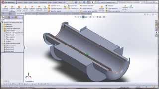 Aula 21  SolidWorks 2013 Superficies  Comando Excluir Superficie [upl. by Dinerman]