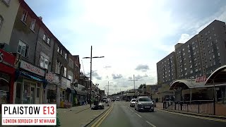 A Drive Through London Plaistow E13 [upl. by Atsiuqal]