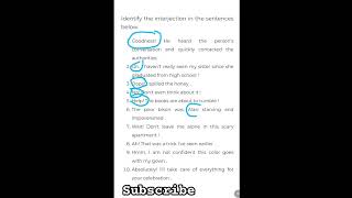 Identify the Interjection l englishgrammar english [upl. by Cardon901]