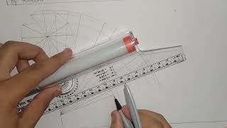 Drawing an epicycloid in Engineering Drawing  BTech  Engineering Drawing for 1 st year [upl. by Etz41]