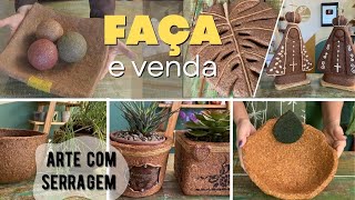 DIY  OS MELHORES ARTESANATOS COM SERRAGEM DE MADEIRA  FAÇA E VENDA [upl. by Elleunamme532]