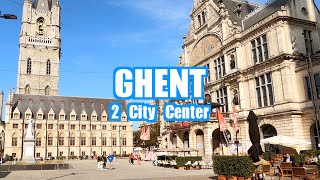 GhentGent Belgium City Center 🇧🇪 4K Walking Tour [upl. by Notneuq]