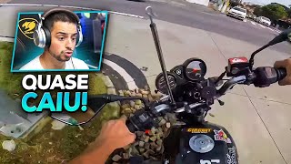 CORINGA REAGINDO A SUSTOS DE MOTOS EP 165 [upl. by Sorel]