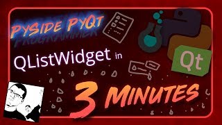 PySide  PyQt  QListWidget in 3 Minutes [upl. by Aerbas160]