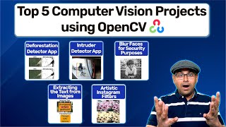 Top 5 Innovative Computer Vision Projects Using OpenCV [upl. by Aimahc]