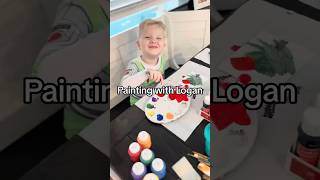 Logan loves his paints Braininjury Cerebralpalsy Jesus [upl. by Aniale]