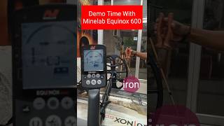 Demo Time With Minelab Equinox 600 Gold Metal Detector treasurehunting [upl. by Ahsirahc]