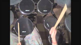 Pearl jam  elderly woman drum cover by pf [upl. by Wilhelmine]