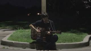 A cover of Sparks by Coldplay in a park at 3am [upl. by Dinnie]