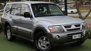 B5288  2004 Mitsubishi Pajero GLS NP Auto 4x4 MY05 Review [upl. by Leggat275]