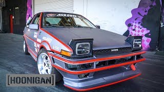 HOONIGAN DT 148 Electric Toyota AE86 Drift Car [upl. by Ochs]