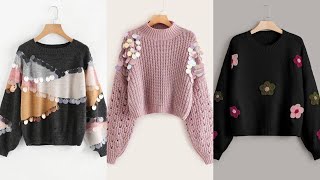 Best sweater designs for women and girls  Beautiful sweaters designs  Fancy sweaters [upl. by Jegger]