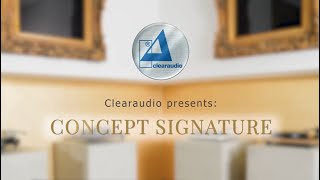 Clearaudio presents the new product quotconcept Signaturequot turntable [upl. by Anitsim]