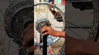 How To Install Spokes On Bike Wheels motorcycle motorcyclewheel spokesonwheel restoration [upl. by Eatnahc]