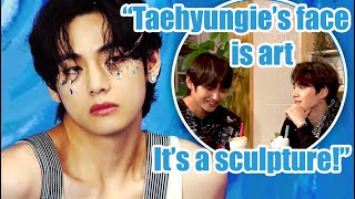 BTS telling Taehyung how Handsome he is over  and over again  part 5 [upl. by Anirehtak]