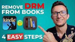 Simplest Way to Remove DRM from Books – No Kindle Serial Number Needed [upl. by Deerc]