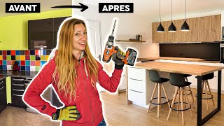 Rénovation dune cuisine  Comment jai construit la cuisine de mes rêves EP5 [upl. by Guinna]