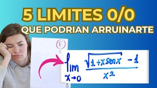 5 Límites 00 Que Podrian Arruinar tu examen Resueltos Fácilmente [upl. by Manolo]