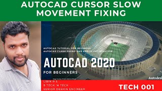 Fixing AutoCAD cursor slow movement 2020 Colrs Tech [upl. by Pammy]