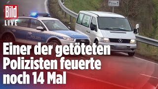 🔴 PolizistenMord in Kusel Polizei gibt neue Details bekannt  BILD Live [upl. by Nevag]