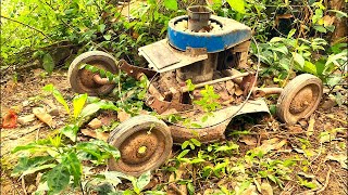 Restoration Industrial Lawn Mowers  Restoring Old Lawn Mowers part 1 [upl. by Johathan]