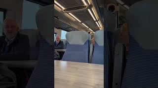 Transpennine Express Class 185 Onboard Announcement Approaching Manchester Piccadilly [upl. by Neruat]