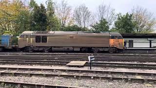 67023 amp 67027 pass Gloucester witrh 3S32 Cheltenham to Swindon 07112024 [upl. by Everara]