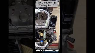 VW Jetta TSI 20 Engine Timing Chain [upl. by Patterman]