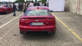 2017 Kia Stinger GT startup and revving [upl. by Ciri507]