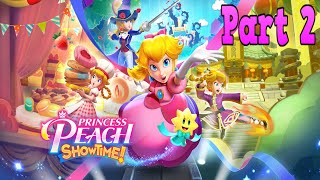 Princess Peach Showtime Playthrough  Ninjutsu The Art of Rapids part 2 [upl. by Ecinue107]