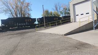 A Westbound CSX Hopper Train At Deshler Ohio Demmler PA To Gibson IN October 26 2024 [upl. by Atinnod]