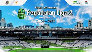 Press Conference Pegadaian Liga 2 [upl. by Berard475]