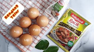 Masak Rendang Telur Bumbu Racik Indofood  Mudah dan Enak [upl. by Noxin951]