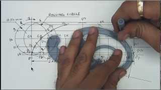 Cycloid animation and solved question HINDI [upl. by Hicks]