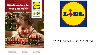 Lidl Prospekt DE  vom 2110 bis 31122024 [upl. by Ulric]