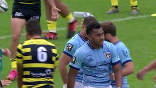 TOP 14  Essai de Melvyn JAMINET USAP  Stade Montois  USA Perpignan  Access Match Saison 2122 [upl. by Ethan551]