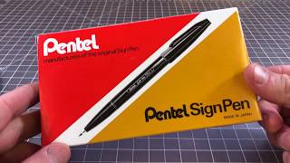 What Is A Sign Pen Pentel Sign Pen Review [upl. by Lavoie]