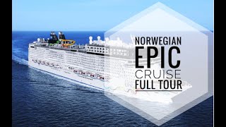 Norwegian Epic NCL Cruise Ship Full Tour Mediterranean Itinerary  4K [upl. by Zitah]