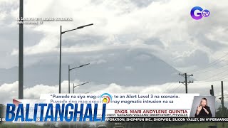 PHIVOLCS  Bulkang Kanlaon maaaring itaas sa alert level 3 mga residente  Balitanghali [upl. by Ahsikyw]