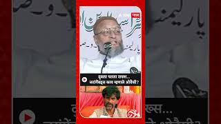 Asaduddin Owaisi दुबला पतला शख्स जरांगेंबद्दल काय म्हणाले ओवैसी [upl. by Brause]