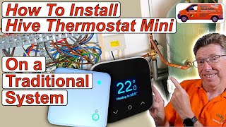 How to Install the Hive Thermostat Mini on a Traditional Heating System Step by Step Instructions [upl. by Jacey]