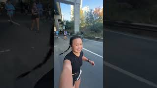 my first marathon 🥹🫶🏻 marathon running toronto [upl. by Georgeta]