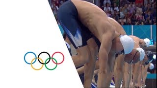 Nathan Adrian Wins Gold in the Mens 100m Freestyle  London 2012 Olympics [upl. by Arquit]